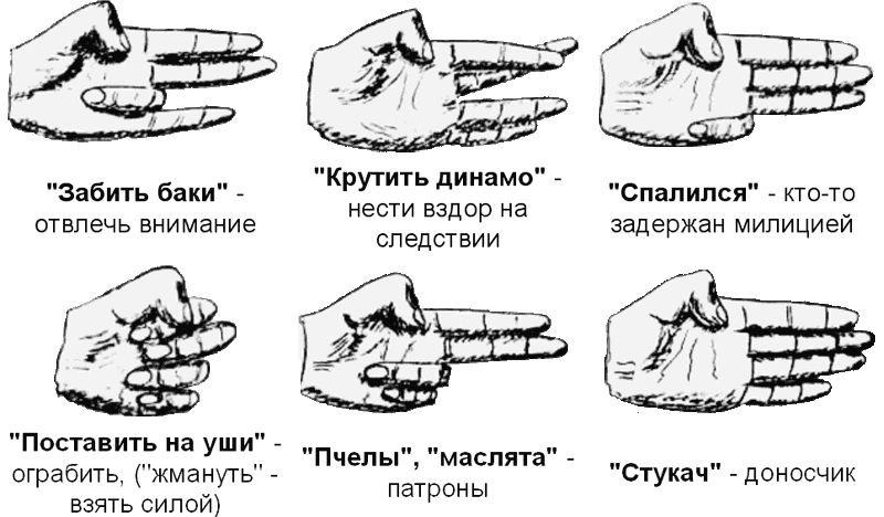 Правильная феня. Зоновские термины. Понятия на блатном жаргоне.