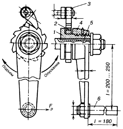 Храповый механизм для лебедки своими руками чертежи