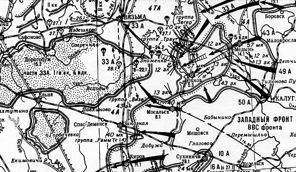 Карта калининской области подробная с деревнями на 1942 год