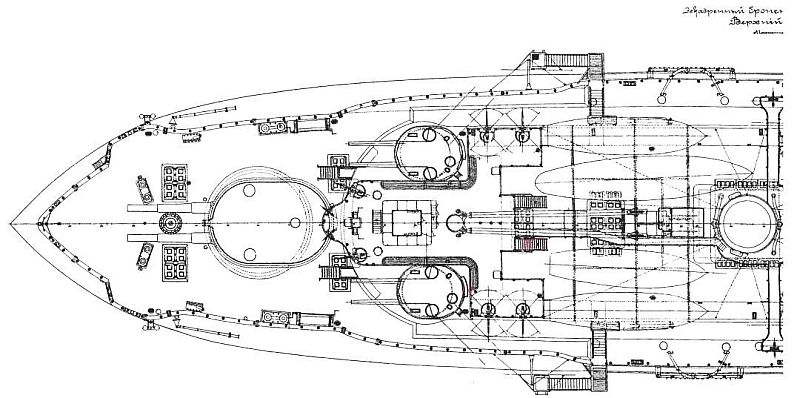 Броненосец слава чертежи