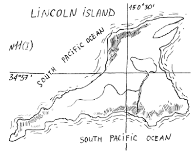 Карта острова линкольна из романа таинственный остров